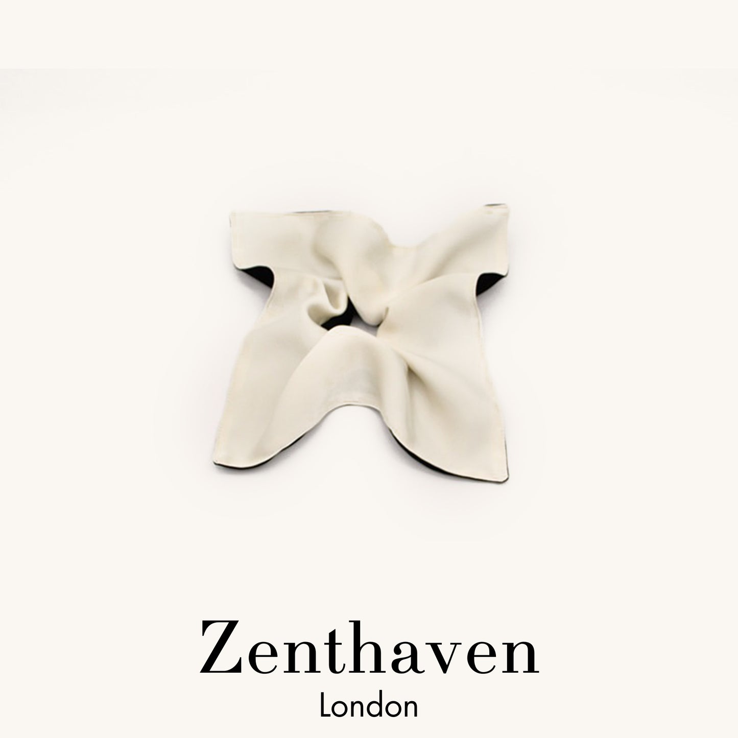 Satin Square Scarf Scrunchie – French Style Satin Hair Tie with Scarf Design