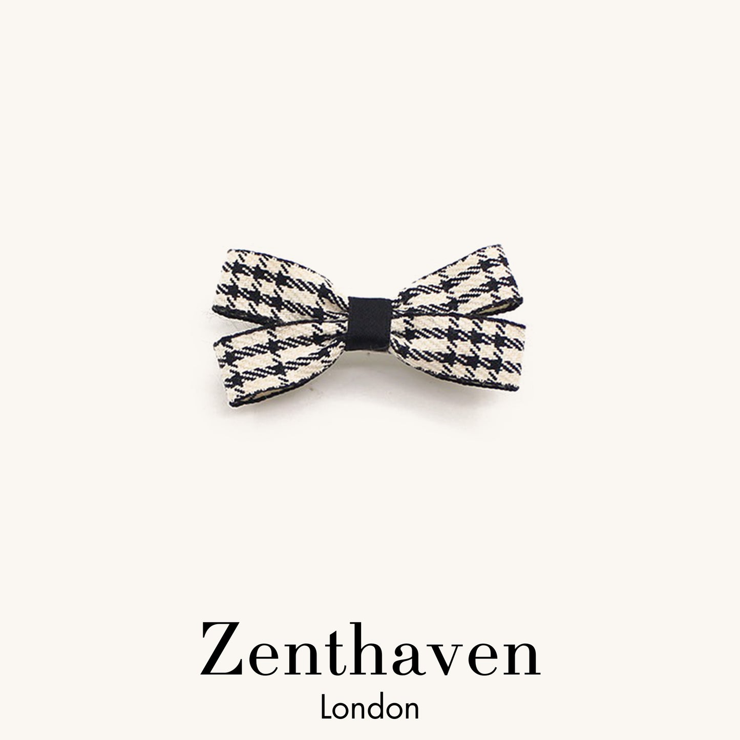 Retro Plaid Bow Hair Clips – French Style Fabric Hair Clips, 2-Piece Set