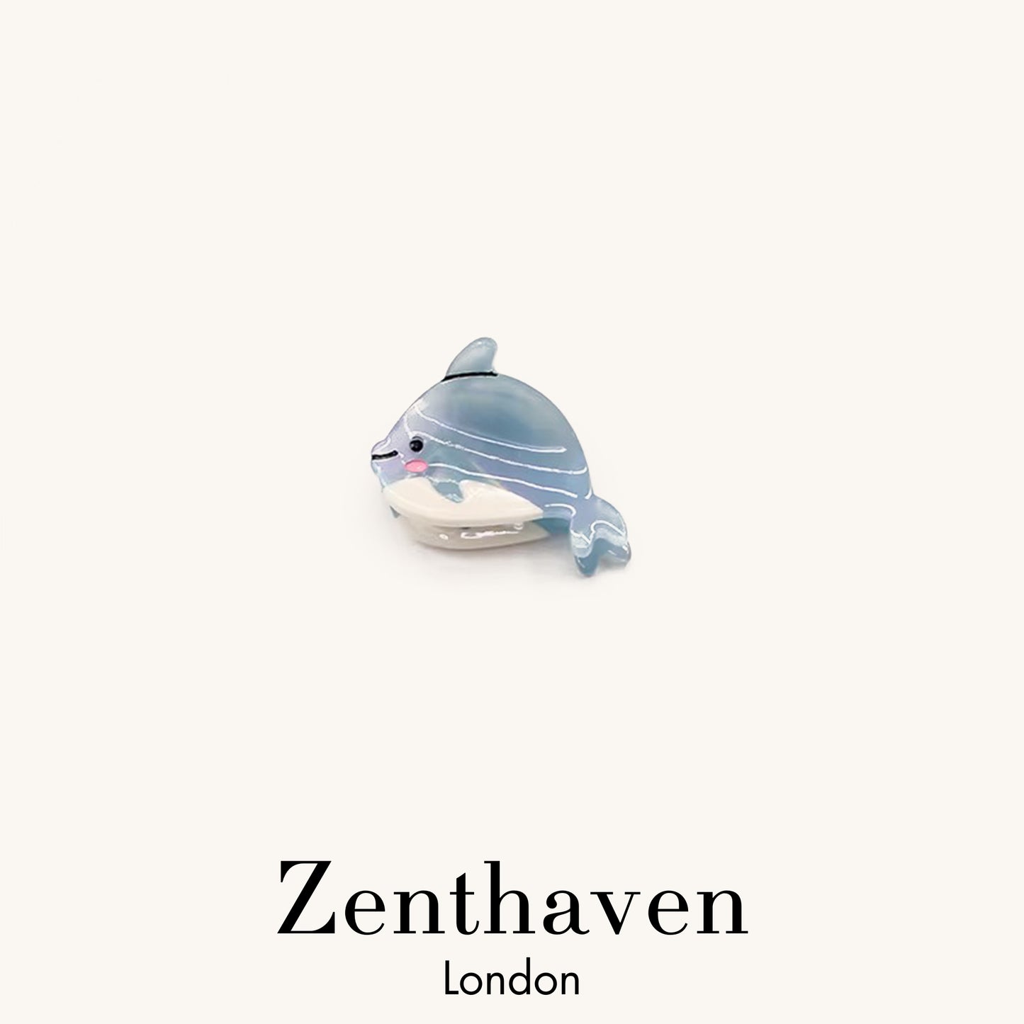 Acetate Dolphin Hair Clips – Cute Ocean-Inspired Side & Claw Clips