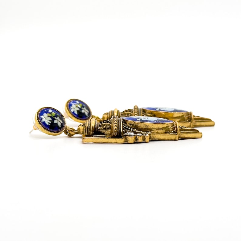 Pigeon Earrings with Palace-Inspired Court Style – Ethnic Boho Elegance
