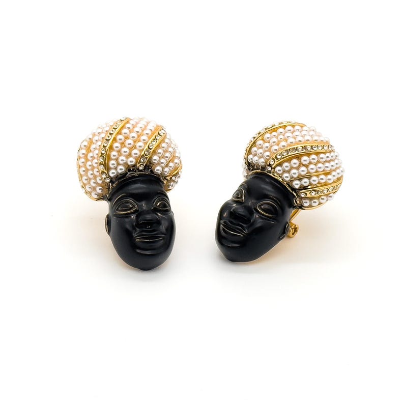 Ethnic Style Face Earrings – Tribal and Court Style Accessories for Unique and Niche Fashion