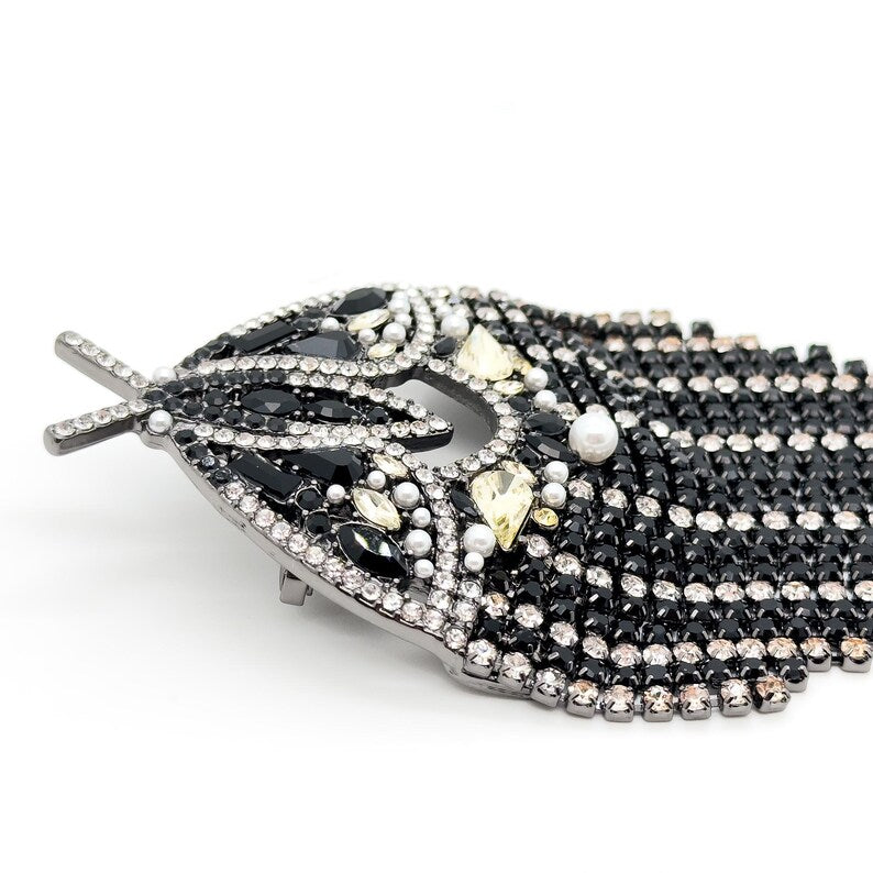 Moth Brooch and Moth Earrings Set – Elegant Jewelry Set for Special Occasions