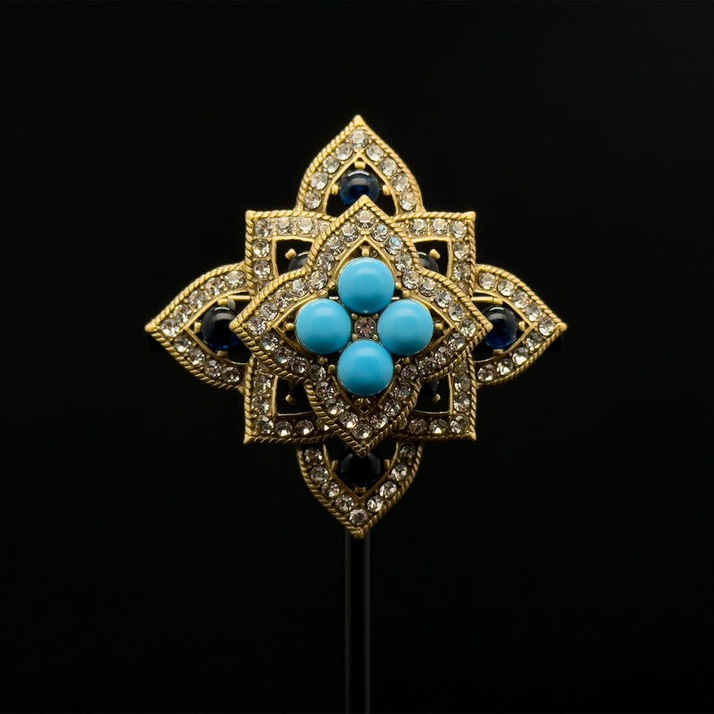 French Bohemian Flower Brooch – Chic Party Accessory for Coats and Vintage Looks