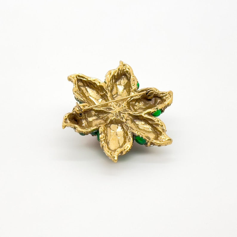 Floral Sunflower Brooch – Stamen Design for Countryside Style Suits and Coat Accessories
