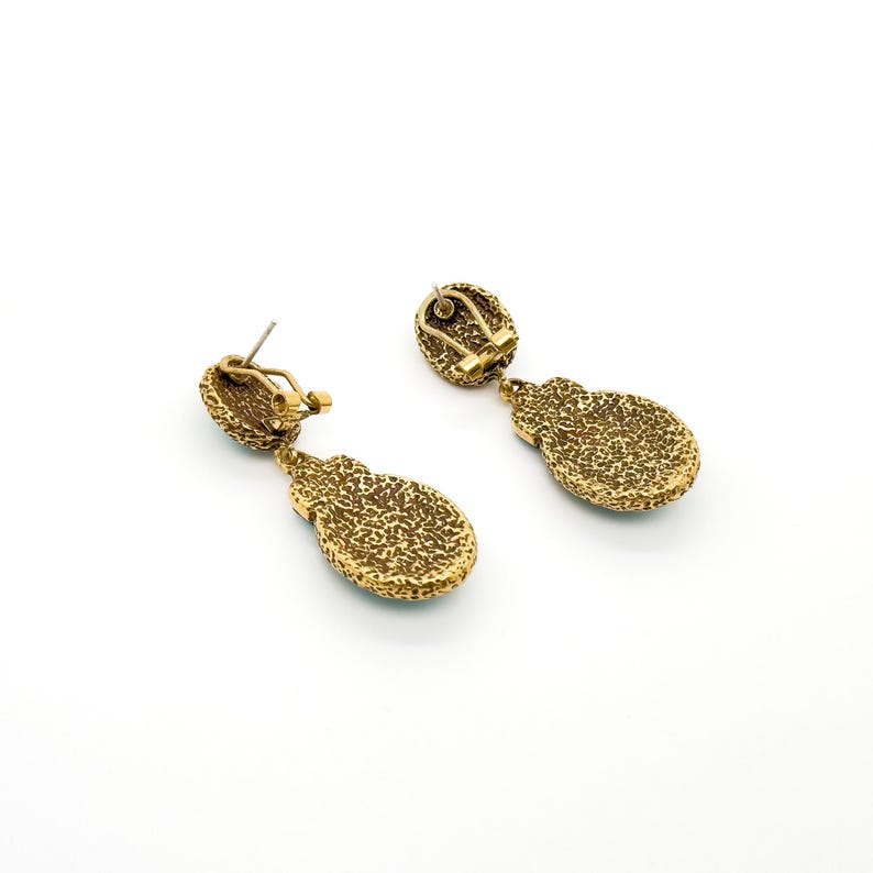 Turquoise Vintage Deco Earrings – Elegant Court-Inspired Ethnic Jewelry for Her
