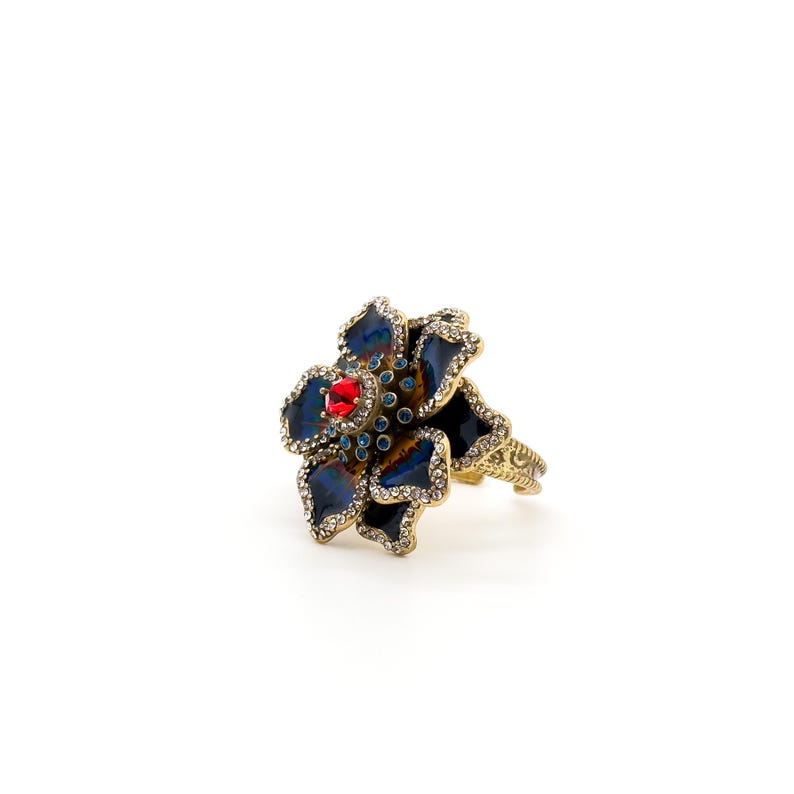 Exquisite Flower Rings – Pastoral & Enamel Floral Design Rings for Elegant Women’s Jewelry