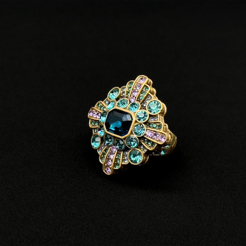 Flower Rings, Blue Zircon Rings, and Square Open Rings – Elegant and Modern Designs for Every Occasion