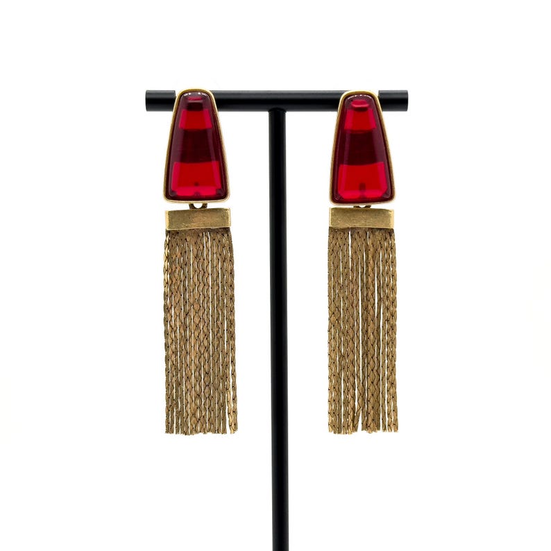 Bohemian Long Tassel Earrings – French-Inspired Ethnic Aesthetic for Unique Style