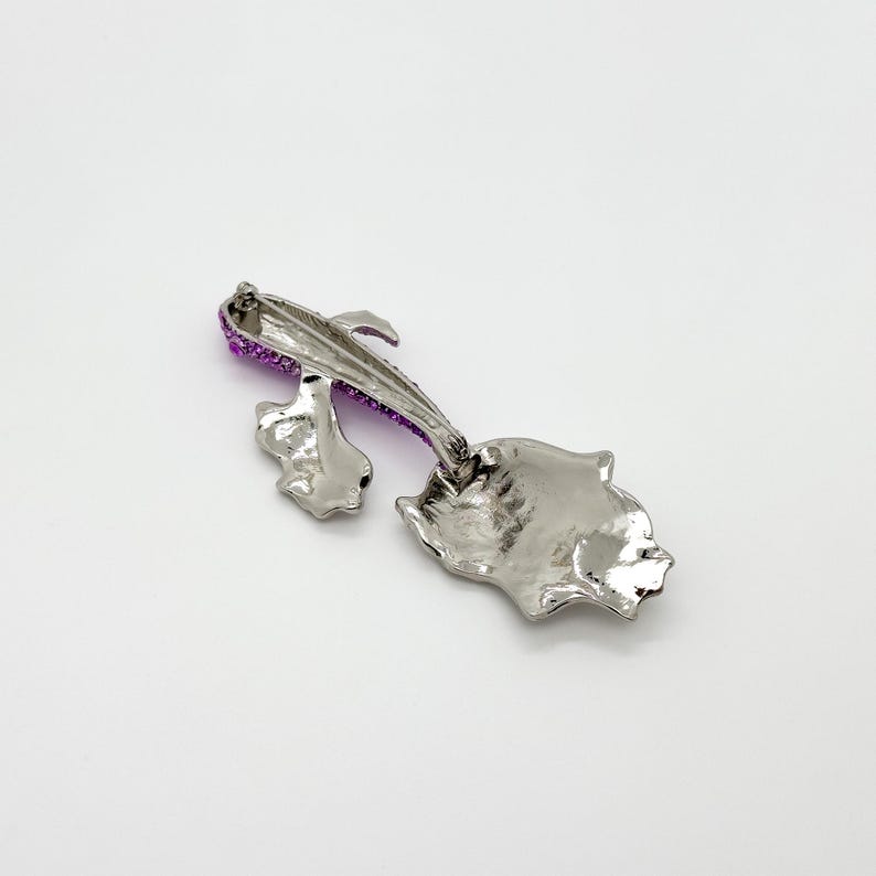 Ocean Fantasy Brooch – Mermaid Style Purple Brooch