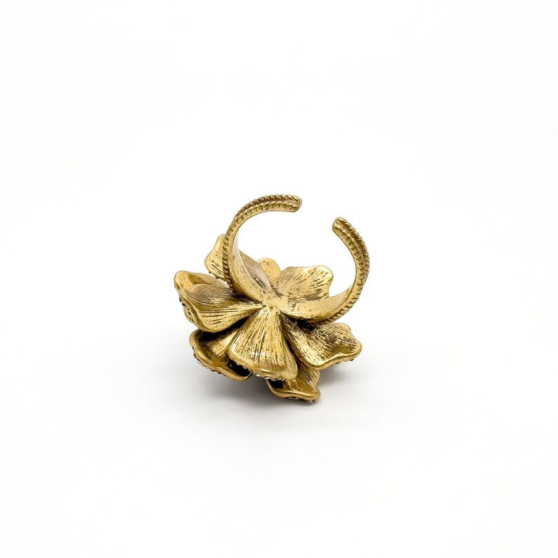 Exquisite Flower Rings – Pastoral & Enamel Floral Design Rings for Elegant Women’s Jewelry