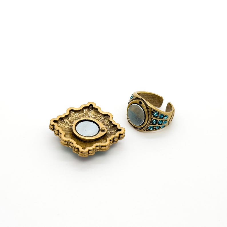 Flower Rings, Blue Zircon Rings, and Square Open Rings – Elegant and Modern Designs for Every Occasion