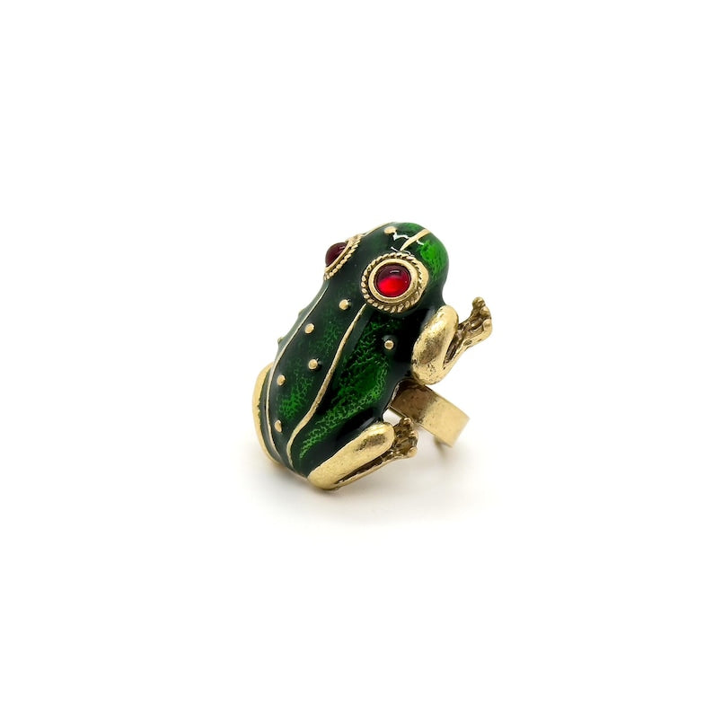 Rustic Ethnic Frog Rings – Open Design for Women Who Love Tribal & Unique Accessories