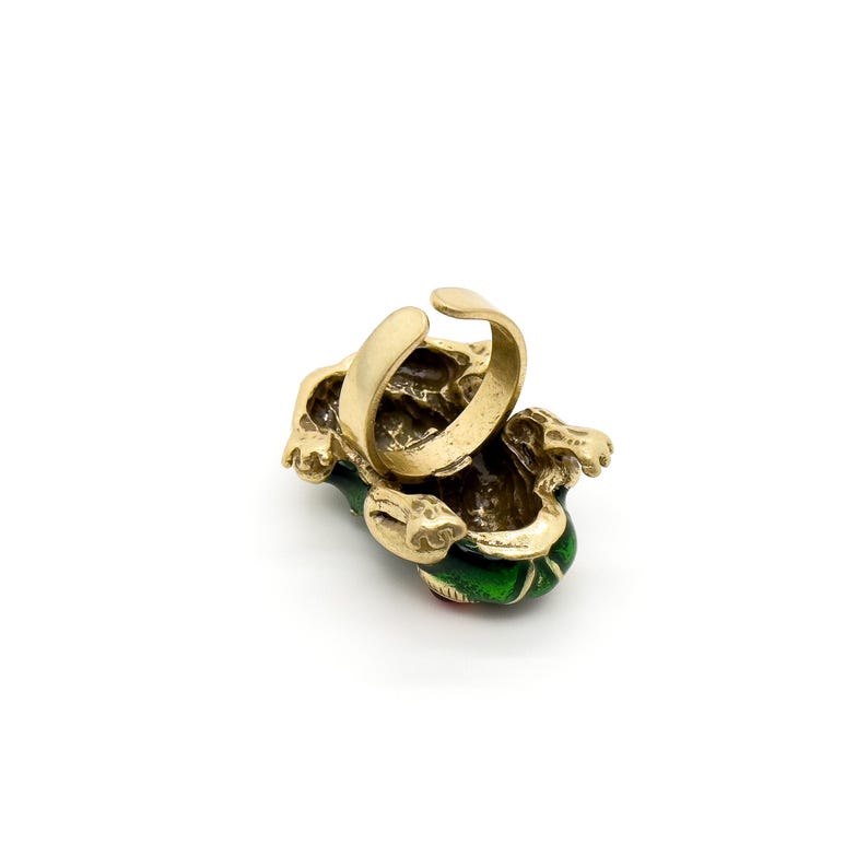 Rustic Ethnic Frog Rings – Open Design for Women Who Love Tribal & Unique Accessories