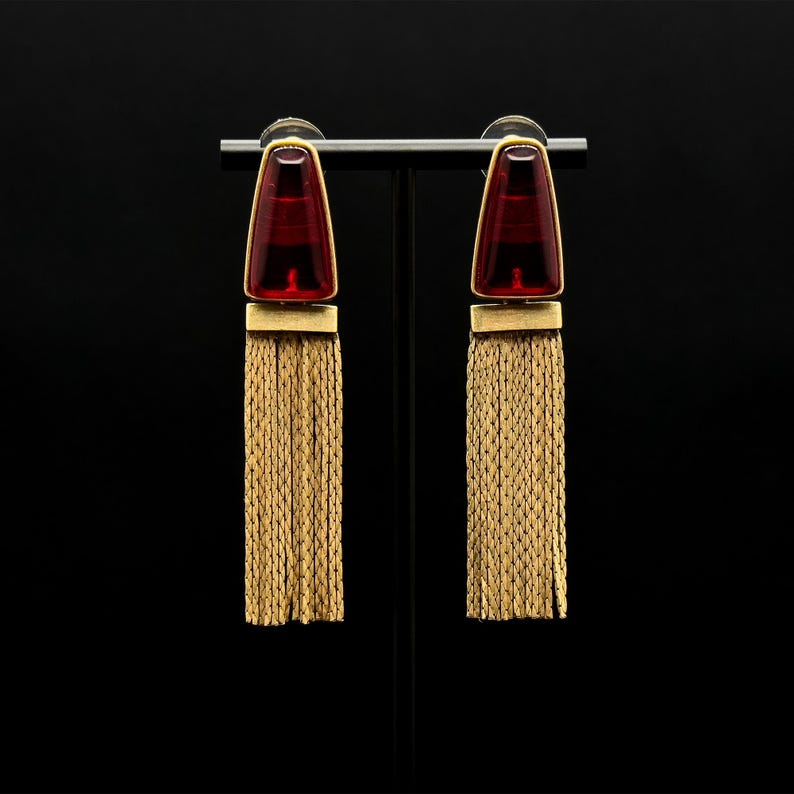 Bohemian Long Tassel Earrings – French-Inspired Ethnic Aesthetic for Unique Style