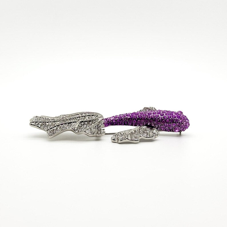 Ocean Fantasy Brooch – Mermaid Style Purple Brooch