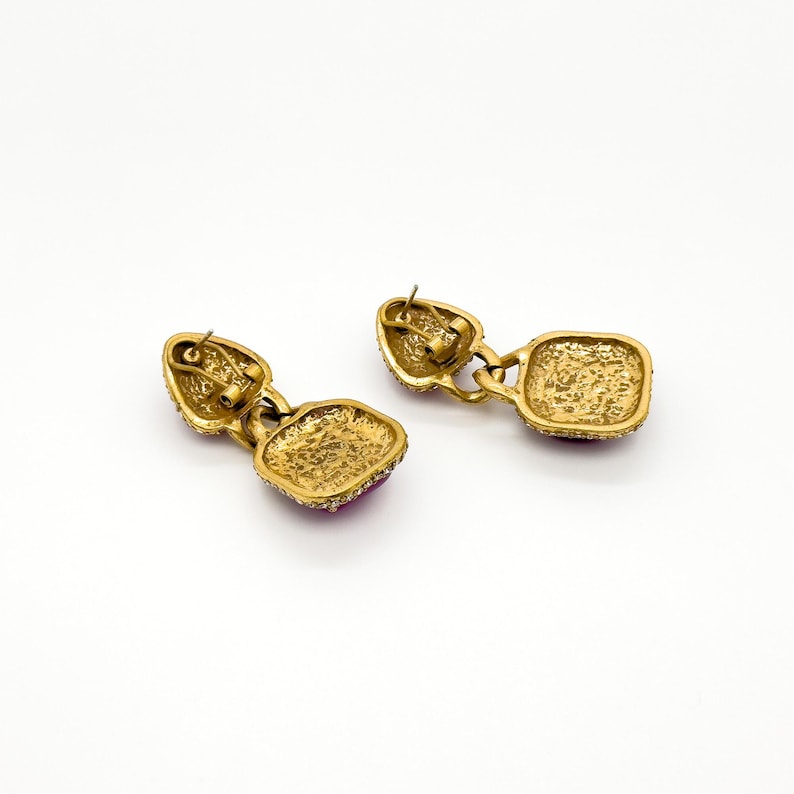 Romantic Vintage Deco & Art Deco Love Earrings: Heart-Shaped, Lock Design & 520 Earrings for Birthday Gifts