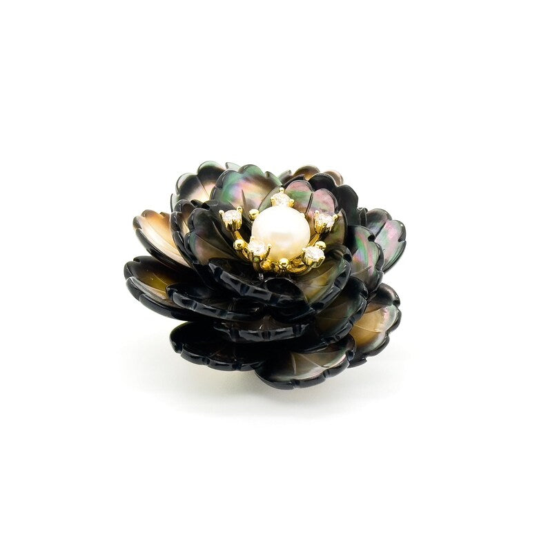 Peony Brooch – Elegant and Graceful Suit Design for Birthday Gift and Party Accessory