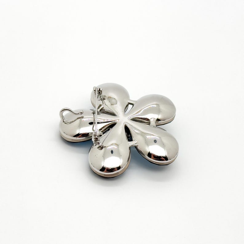 Blue Crystal Brooch – Luxurious Design for Suit, Party, and Wedding Accessories