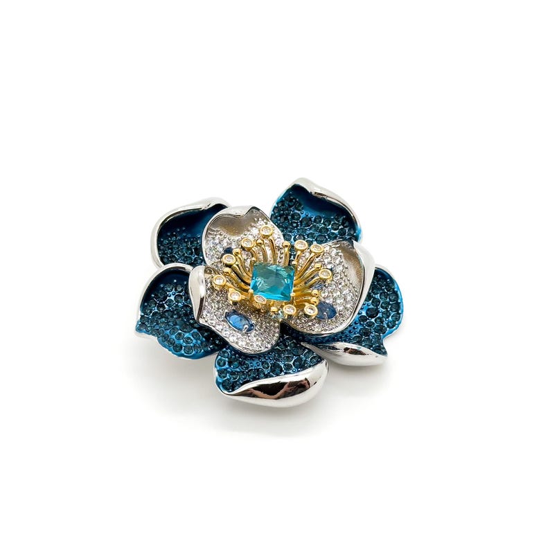 Elegant Luxury Floral Brooch – Perfect for Suits, Weddings, and Special Party Looks