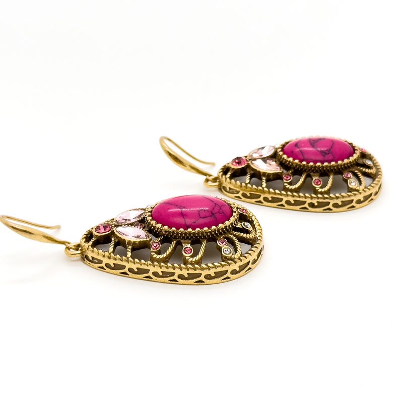 Elegant Ruby Drop Earrings: Unique, Large & Ethnic Designs for Women’s Statement Looks