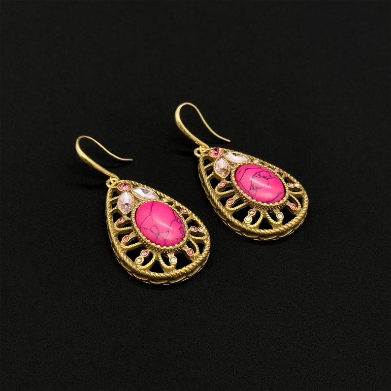 Elegant Ruby Drop Earrings: Unique, Large & Ethnic Designs for Women’s Statement Looks
