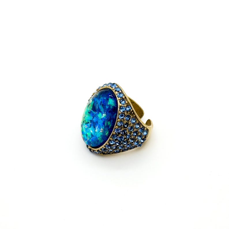 Stunning Vintage Deco & Art Deco Crystal Rings, Perfect for Romantic Gifts, Birthdays & Mother’s Day Surprises