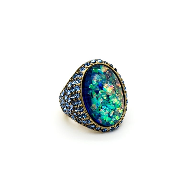 Stunning Vintage Deco & Art Deco Crystal Rings, Perfect for Romantic Gifts, Birthdays & Mother’s Day Surprises