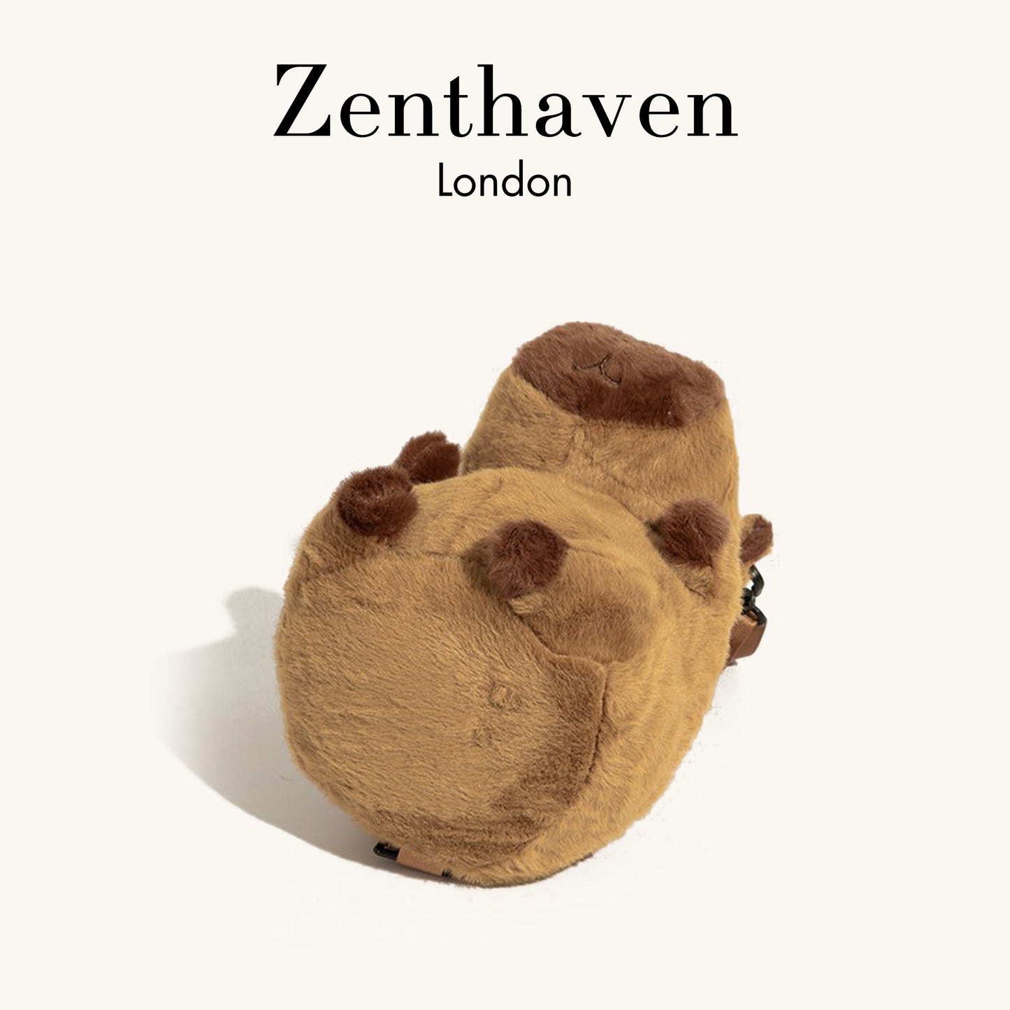 Cute Capybara Plush Backpack – Soft Stuffed Animal Mini Backpack with Plush or Woven Straps, Birthday Gift