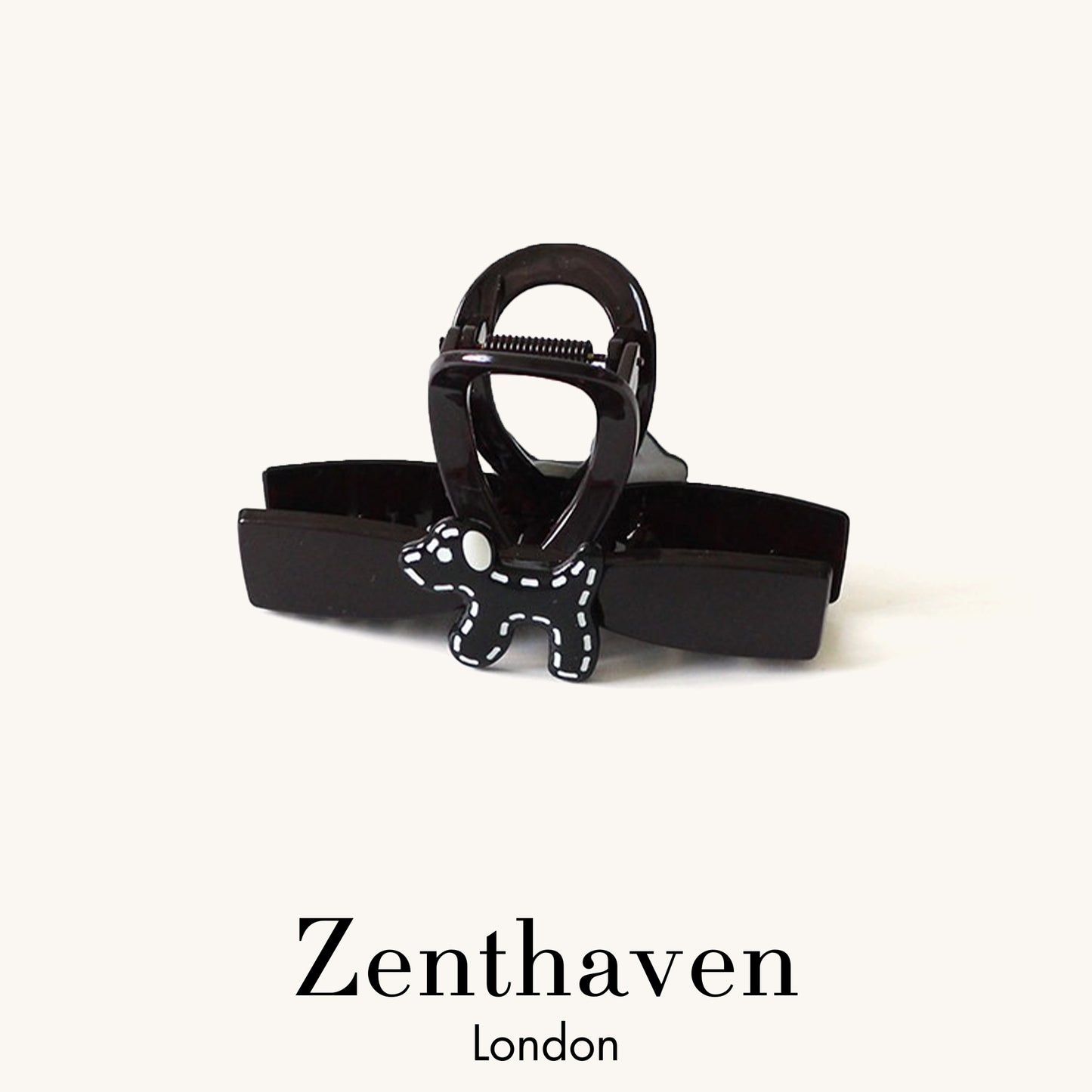 Mini Dog Hair Claw Clip Set – Minimal Line Design, 2 Pieces