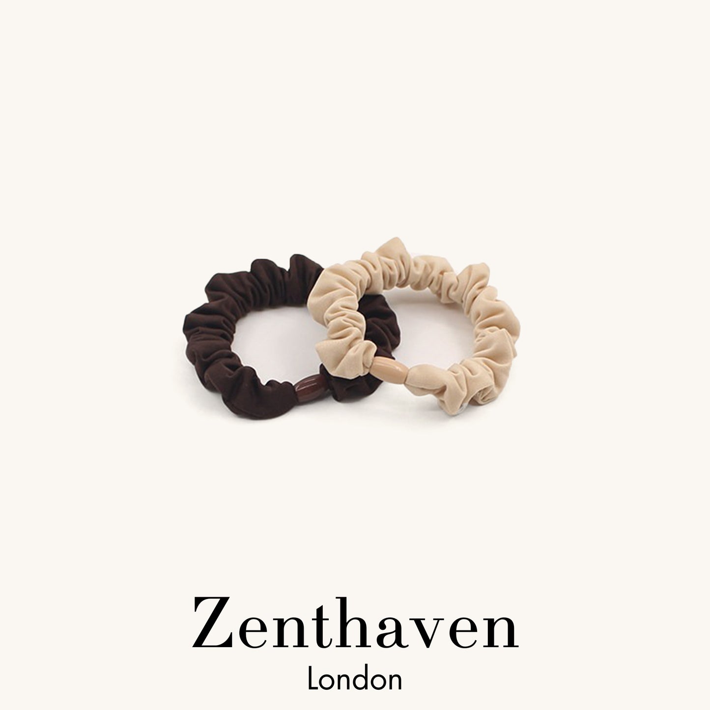 Soft Stretch Hair Ties – Neutral 3-Color Set