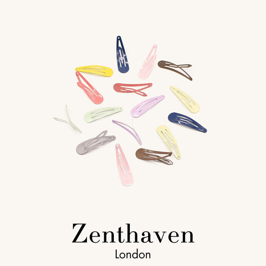 Colorful Snap Hair Clips – Macaron Colors BB Hair Clips, 50-Piece Assorted Set