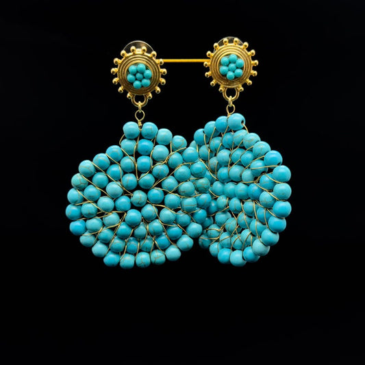 Turquoise and Hoop Earrings – Boho and Ethnic Design for Stylish Women’s Accessories