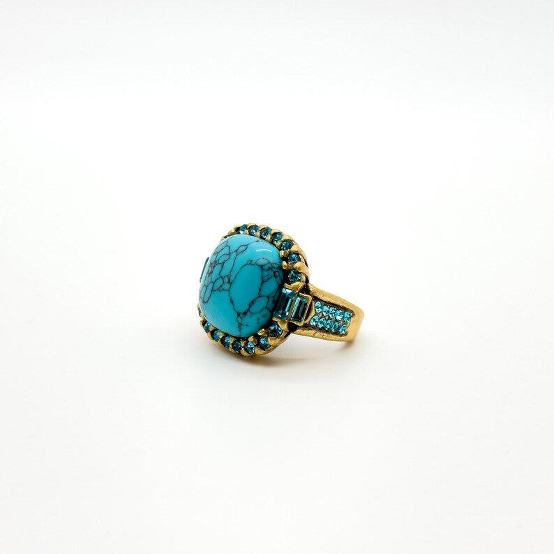 Boho Turquoise Rings – Ethnic & Tribal Style Rings for Women’s Unique Jewelry Collection