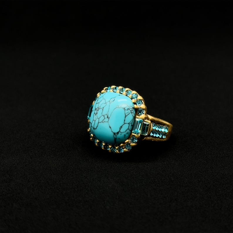 Boho Turquoise Rings – Ethnic & Tribal Style Rings for Women’s Unique Jewelry Collection