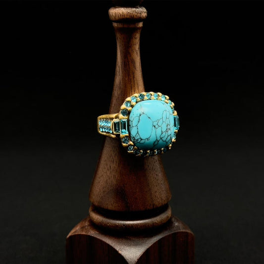 Boho Turquoise Rings – Ethnic & Tribal Style Rings for Women’s Unique Jewelry Collection