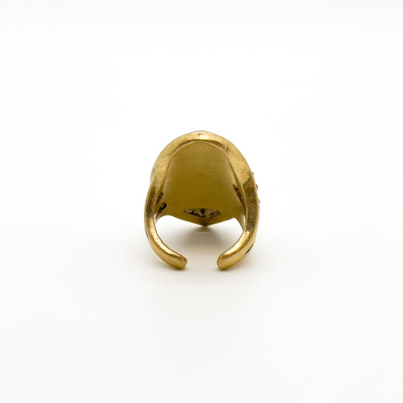 Court Style Rings with Ethnic and Tribal Touches – Unique Portrait and Open Rings for Distinctive Fashion