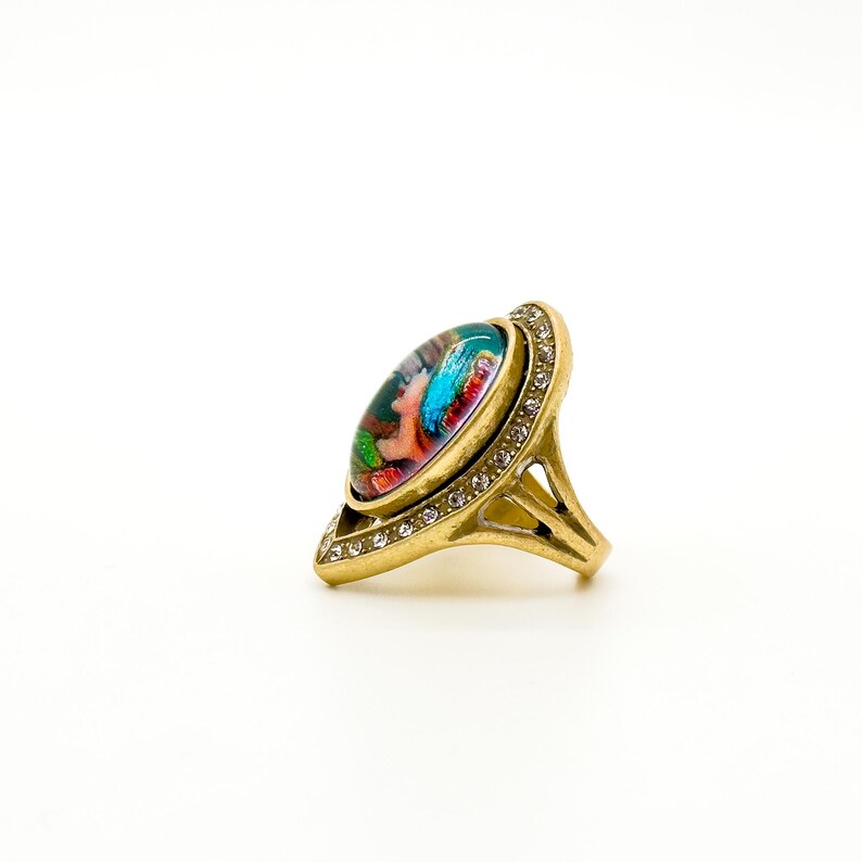 Court Style Rings with Ethnic and Tribal Touches – Unique Portrait and Open Rings for Distinctive Fashion