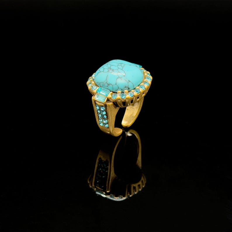 Boho Turquoise Rings – Ethnic & Tribal Style Rings for Women’s Unique Jewelry Collection
