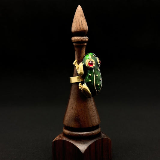 Rustic Ethnic Frog Rings – Open Design for Women Who Love Tribal & Unique Accessories