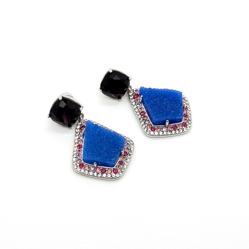 Trendy Blue Droplet Earrings – A Versatile, Elegant Piece for Women’s Summer Fashion & Casual Looks