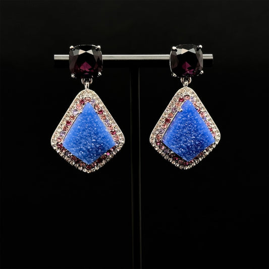 Trendy Blue Droplet Earrings – A Versatile, Elegant Piece for Women’s Summer Fashion & Casual Looks