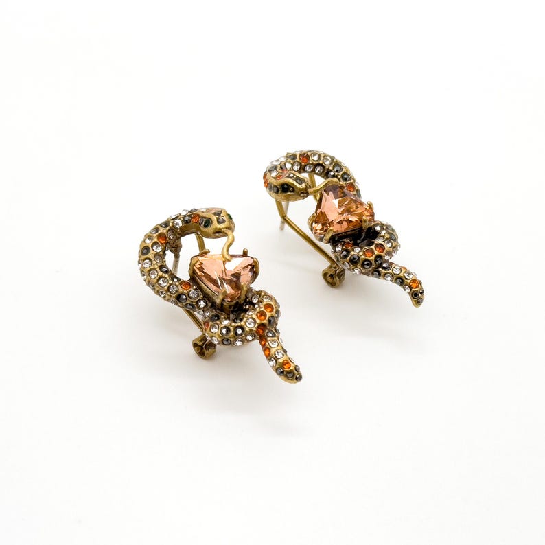Chic Retro Deco & Art Deco Earrings, Unique Snake, Ethnic & Tribal Designs for Summer Style