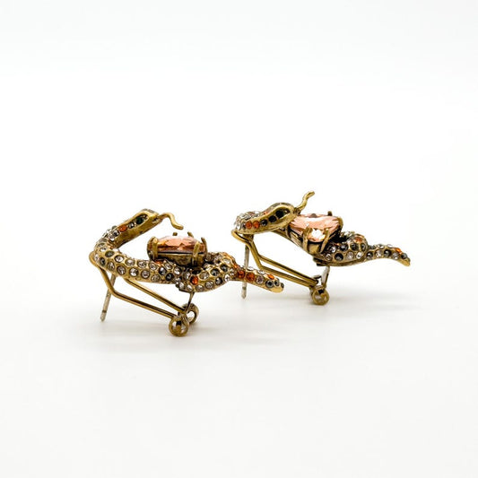Chic Retro Deco & Art Deco Earrings, Unique Snake, Ethnic & Tribal Designs for Summer Style