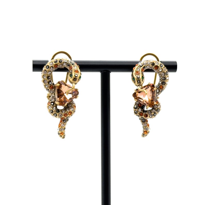 Chic Retro Deco & Art Deco Earrings, Unique Snake, Ethnic & Tribal Designs for Summer Style