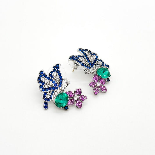 Rustic Butterfly Earrings – Summer Flower Design for Chic and Nature-Inspired Jewelry