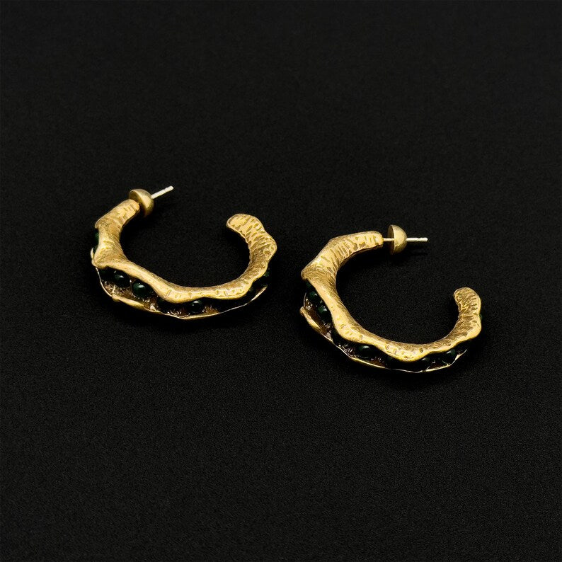 Boho Hoop Earrings – Unique Ethnic-Inspired Design for Summer & Country Style Looks