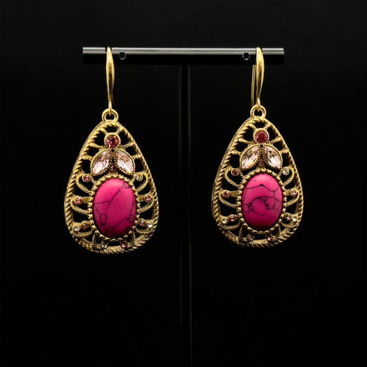 Elegant Ruby Drop Earrings: Unique, Large & Ethnic Designs for Women’s Statement Looks