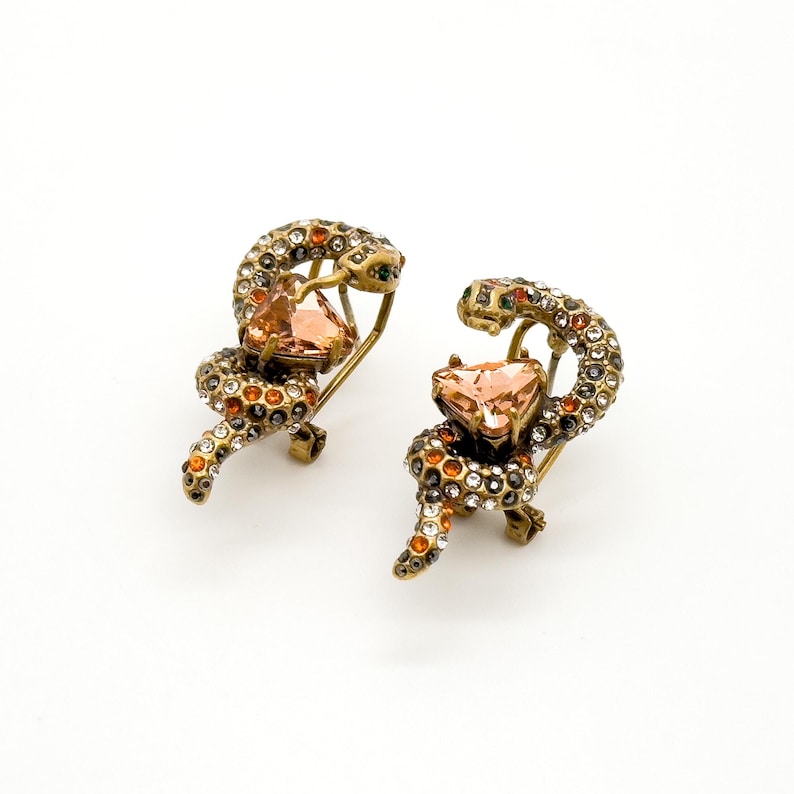 Chic Retro Deco & Art Deco Earrings, Unique Snake, Ethnic & Tribal Designs for Summer Style